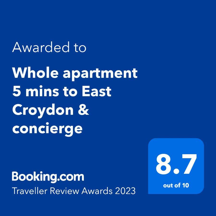 Whole Apartment 5 Mins To East Croydon & Concierge London Exteriör bild